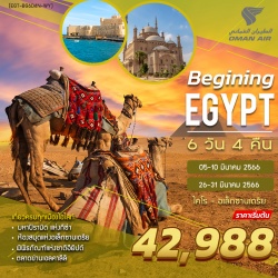 BEGINNING EGYPT 6 DAYS 4 NIGHTS BY WY 2023 (BEGIN-EGY6D4N-WY)